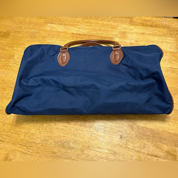 Polo Ralph Lauren Blue Duffel Bag with Leather Straps. - Picture 2 of 3